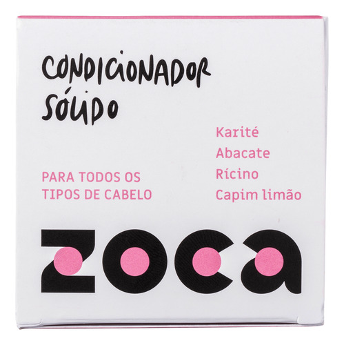Condicionador Sólido Zoca 55g