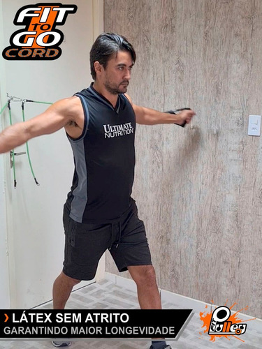 Elástico Para Exercícios Fittogo Cord 40kg (látex Revestido)