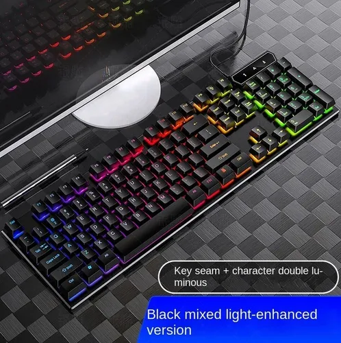 Teclado Rgb Gamer Usb Multicolor