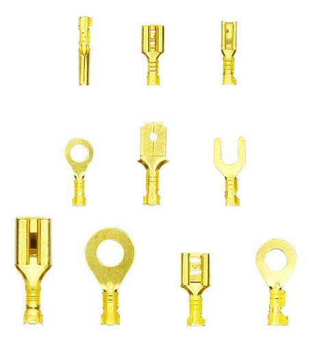Set Terminales Conector Eléctrico Faston Surtido Universal