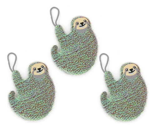 Esponja De Matorral De Nylon Kikkerland - Juego De 3 - Handy