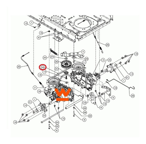 Correa De Transmisión Cub Cadet Rztl 50 754-0317a Oregon