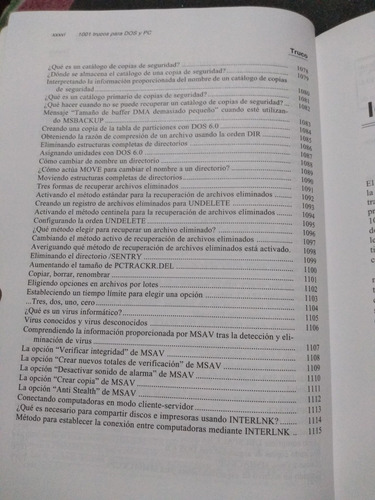 1001 Trucos Para Dos Y Pc Y 114 Trucos Más De Dos 6 - Jamsa (Usado)