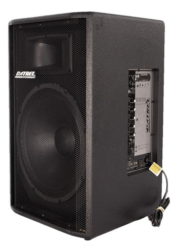 Caixa Ativa + Passiva Datrel 15' 1000w Igreja Show Bar Cor Preto