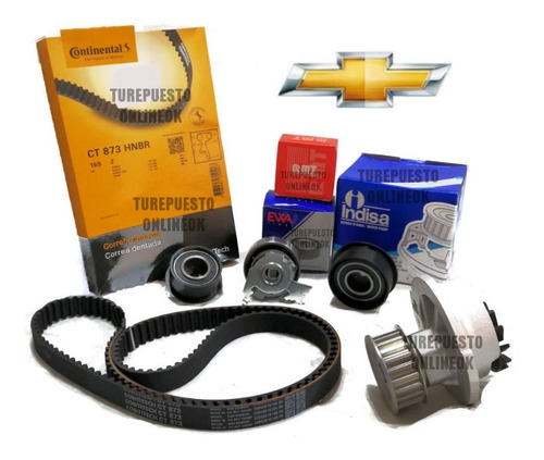 Kit Correa Distribucion + Bomba Agua Chevrolet Corsa 1.6 16v