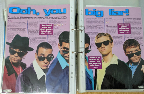 Gran Coleccion Notas Posters Backstreet Boys Otros Países