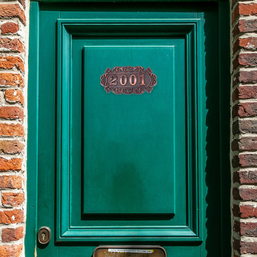 Imagen 6 de 8 de 1 Set 3d Buzón Números 0-9 Número De Puerta Casa Numbe