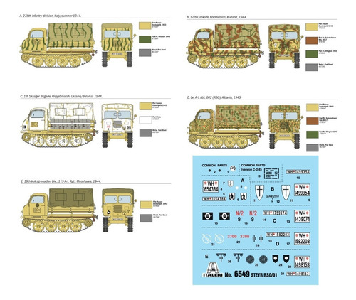 Steyr Rso/01 By Italeri # 6549 1/35 Incluye 7 Figuras