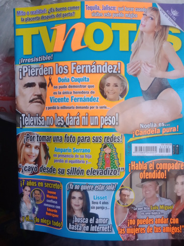 Noelia En Revista Tvnotas Luis Miguel, Ivonne Montero 2022