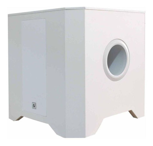 Subwoofer Frahm Rd Sw10 Branco Ativo 150wrms Sw 10 Polegadas Ideal Home Theater