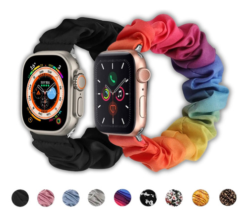 Correas Para Apple Watch Scrunchies Variedad De Colores