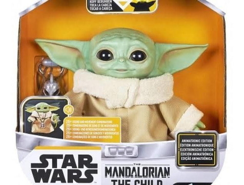 Baby Yoda Animatronic Star Wars C/ 25 Sonidos Original Stock
