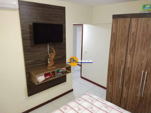 Excelente Apartamento Com 2 Dormitórios À Venda, 80 M² Por R$ 295.000,00 - Recreio - Rio Das Ostras/rj - Ap0703