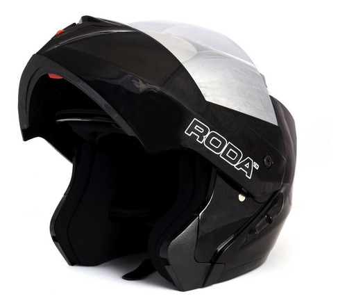 Casco Roda Revenge Negro + Mica Humo Regalo Certificado Dot