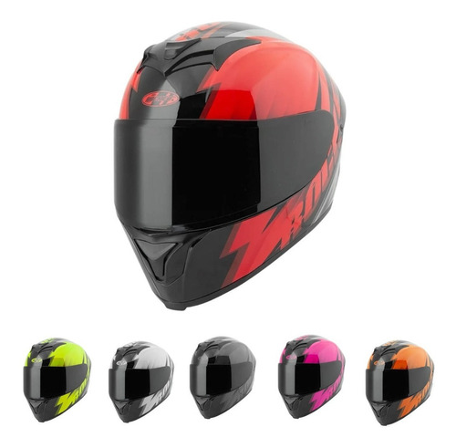 Casco Para Moto Joe Rocket Rkt 100 Atomic 3.0 Varios Colores