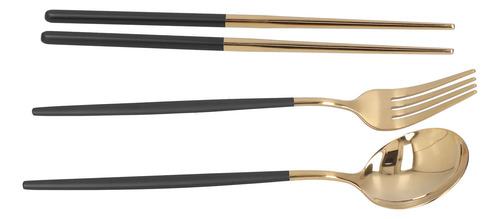 Juego De Cucharas Y Tenedores Para Utensilios De Viaje De Ac