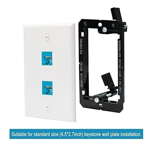 Placa Para Enchufe Ukyee De Bajo Voltaje 10 Pzs -negro