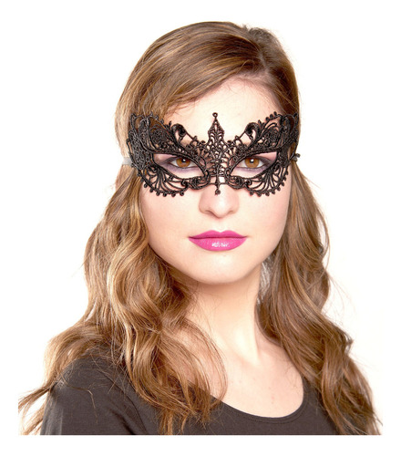 Exlinonline Lace Masquerade Mask Elastic,fit For Adult,soft
