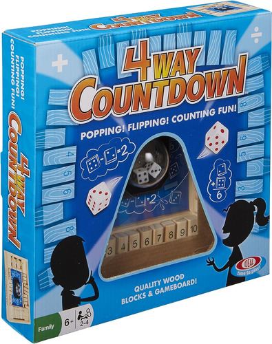 Juego De Mesa 4-way Countdown De Ideal/educativo