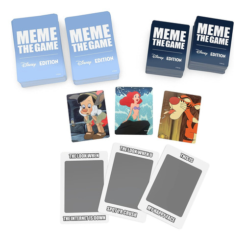 Spin Master Games Meme The Game, Disney Version Funny Cards