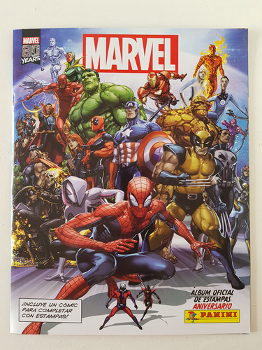 Albúm Marvel 80 Aniversario Panini 2020 Vacio (Usado)