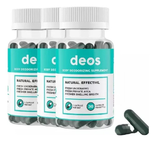 1 Cápsulas Desodo-rantes Y De Todo El Cuerpo X3.