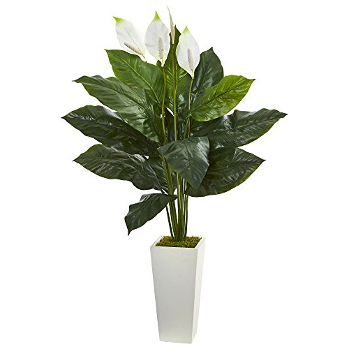 Casi Natural Artificial 51 ?? Planta De Spathiphyllum En Pla