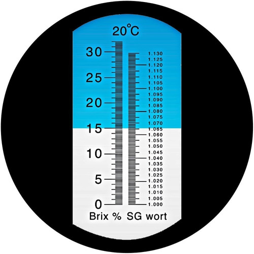 Refractómetro Brixometro Con Calibración Atc De Azúcar 0-32%
