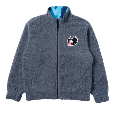 Pill sherpa top varsity jacket