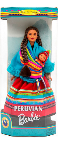Barbie Peruana Muñeca Edion Coleccion Mattel 1998 Original