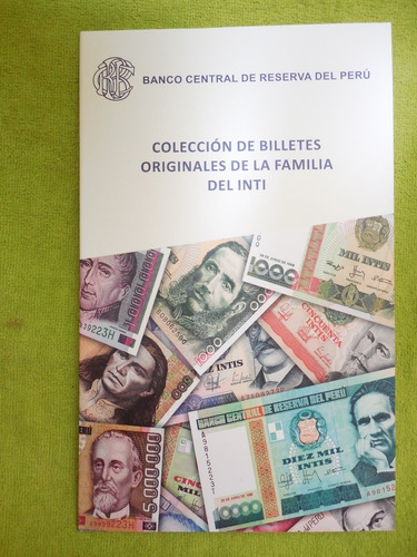 Imagen 1 de 5 de Coleccion Billetes Originales De La Familia Del Inti Bcrp
