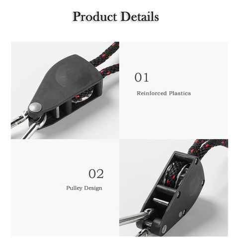 Tensor De Cuerda De Viento Para Tienda De Campaña, 4 Piezas,