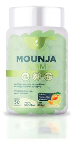 Mounja Gummy Bela Blue Goma Para Emagrecimento De Limão Zero Açúc...