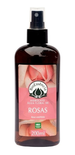 Hidrolato De Rosas 200ml Água Floral Natural