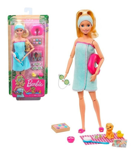 Muñeca Barbie Día De Spa