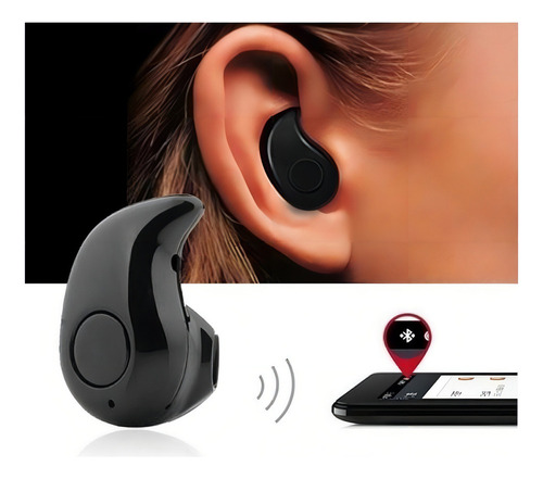 Mini Auricular S530 Bluetooth 4.0 Inalámbrico Color Negro.
