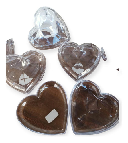 Agasajero Forma De Corazon Cristal X2