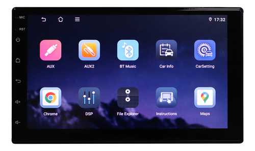 Lebeeaudio 4+64g 7 Pulgadas Android 13 Coche Estéreo 2 Din Con Gps Wifi Carplay