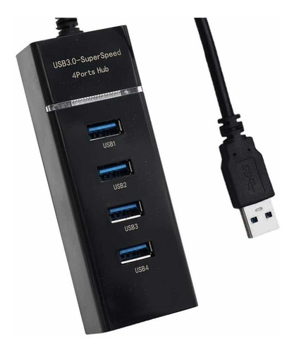 Hub Usb Múltiples Entradas 4 En 1 De 3.0 Velocidad De Transf