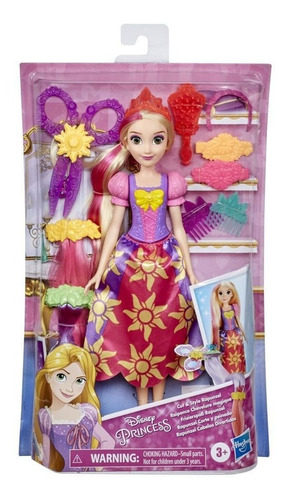 Rapunzel Princesa Disney Corte Peinado Con Accesorios Hasbro