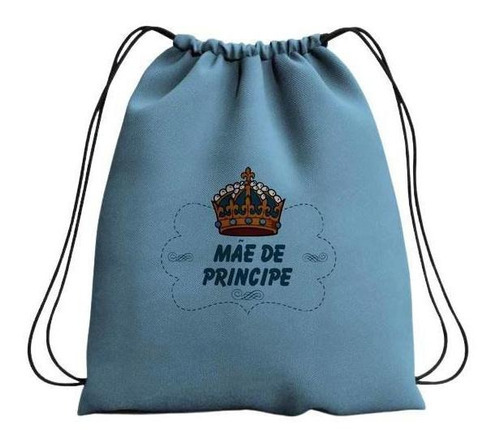 Mochila Saco Mãe De Príncipe Deluzz Azul Claro 43x33cm