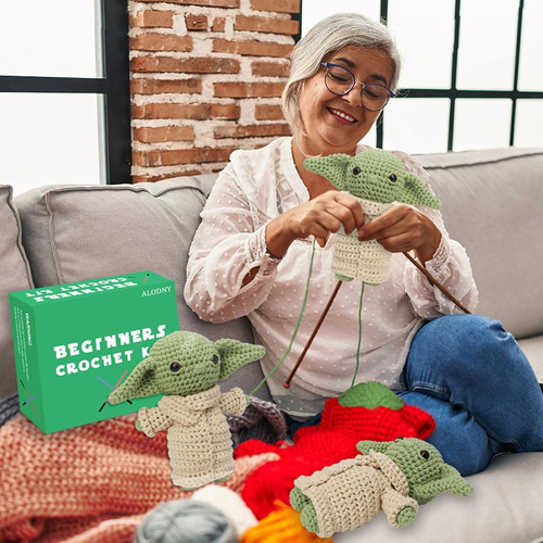 Kit De Crochet Para Adultos, Incluye Ganchos Y Lana