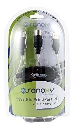 Imagen 6 de 7 de Sanoxy Usb Midi Cable Converter Pc A Music Keyboard Window
