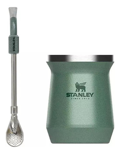 Set Stanley | Mate Verde + Bombilla Spoon Verde | Original