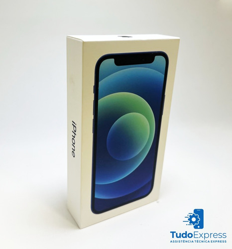 Imagem 1 de 1 de Apple - Caixa iPhone 12 Mini, 64gb, Azul