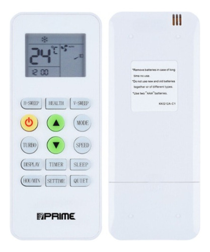 Aire Acondicionado Minisplit Prime 12000 Btu Frio Calor 220v