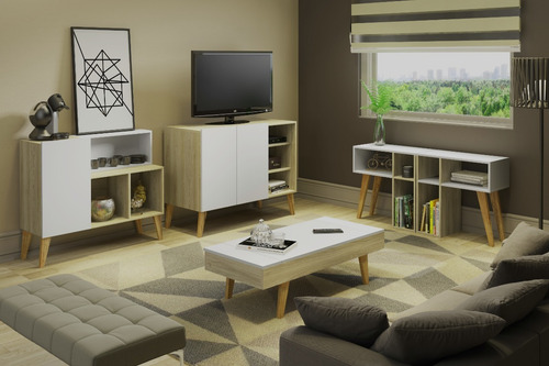 Mesa De Centro C/almacenamiento 1002 Leaves - Be Design