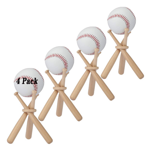 Basegoal Soporte De Sóftbol Béisbol Con 3 Mini Bates 