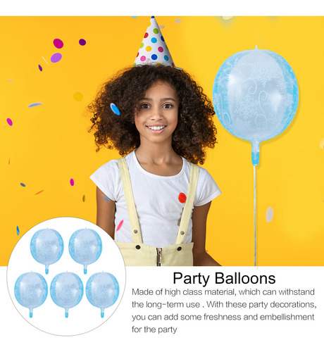 Globos De Papel De Aluminio Para Cumpleaños Con Estampado De