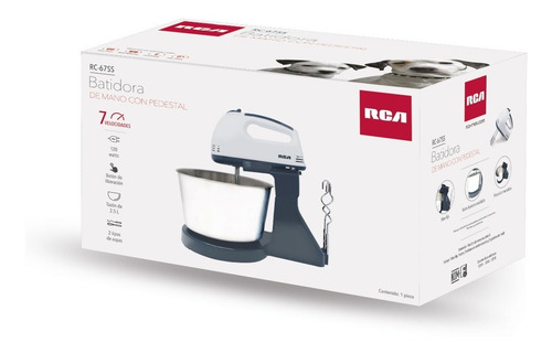 Rca Batidora De Pedestal 2 En 1 Rc-67ss Color Gris